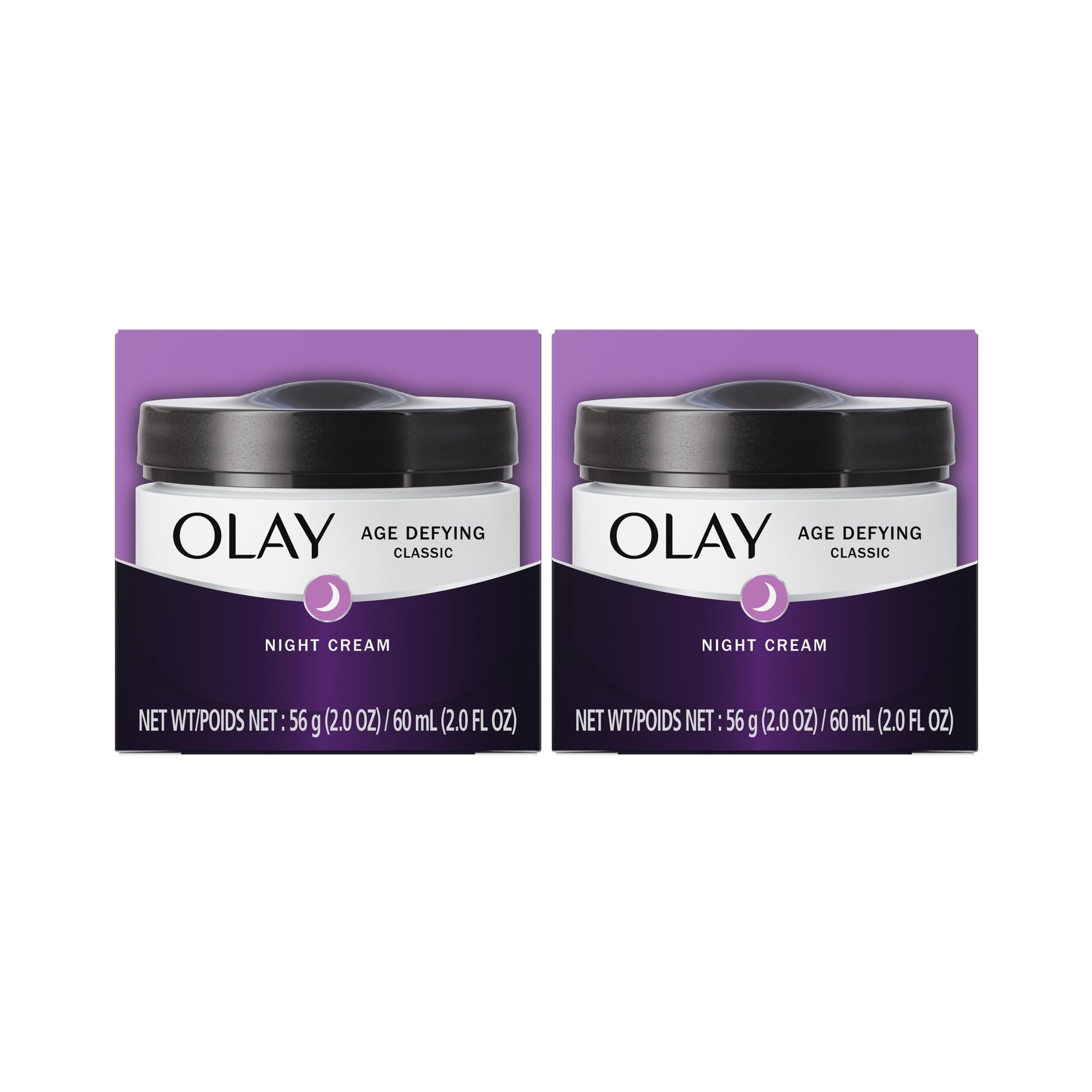 Olay Night Cream with Pro - Retinol + Vitamins C & E – Age Defying Moisturizer for Firming & Wrinkle Repair – Hydrating Anti - Aging Face Cream, Pack of 2 - My Store