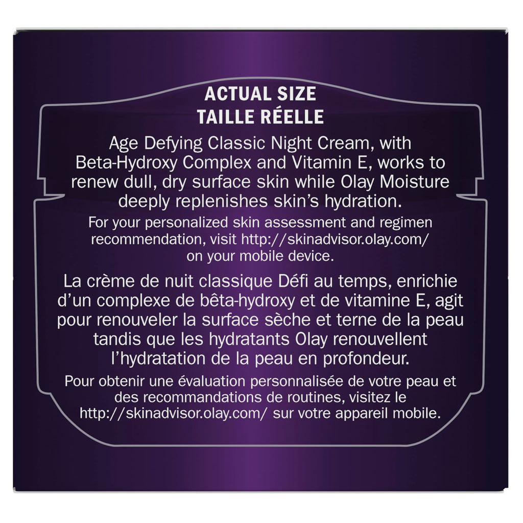 Olay Night Cream with Pro - Retinol + Vitamins C & E – Age Defying Moisturizer for Firming & Wrinkle Repair – Hydrating Anti - Aging Face Cream, Pack of 2 - My Store