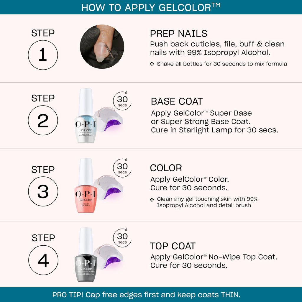 OPI GelColor Funny Bunny | Sheer Soft White Crème LED Cure Gel Nail Polish | Salon - Quality Shine, Long - Lasting Wear | Vegan & HEMA Free | 0.5 Fl Oz - SkinNails&Makeup