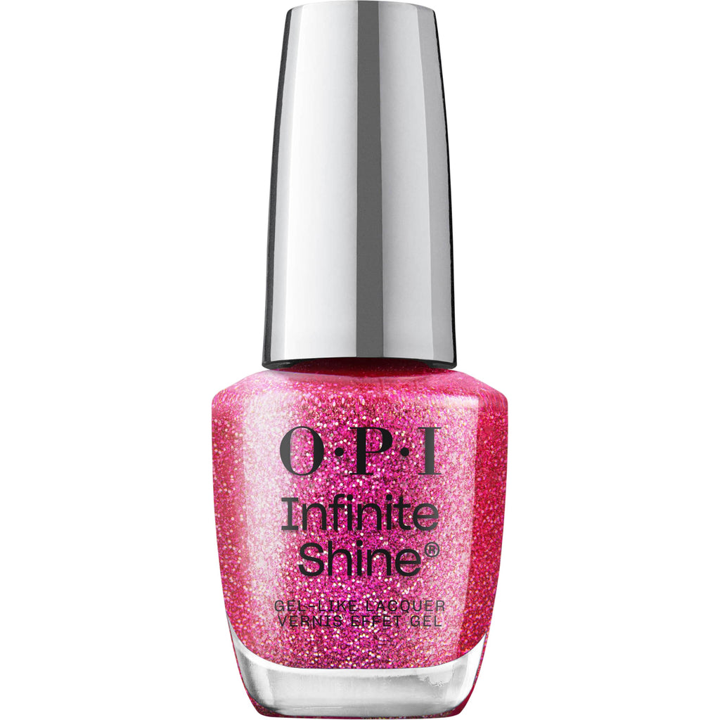 OPI Infinite Shine Candy 4 My Sweet Tart | Sheer Bright Fuchsia Pink Shimmer Long Wear Nail Polish | Good Enough to Treat Collection | Holiday 2025 - My Store