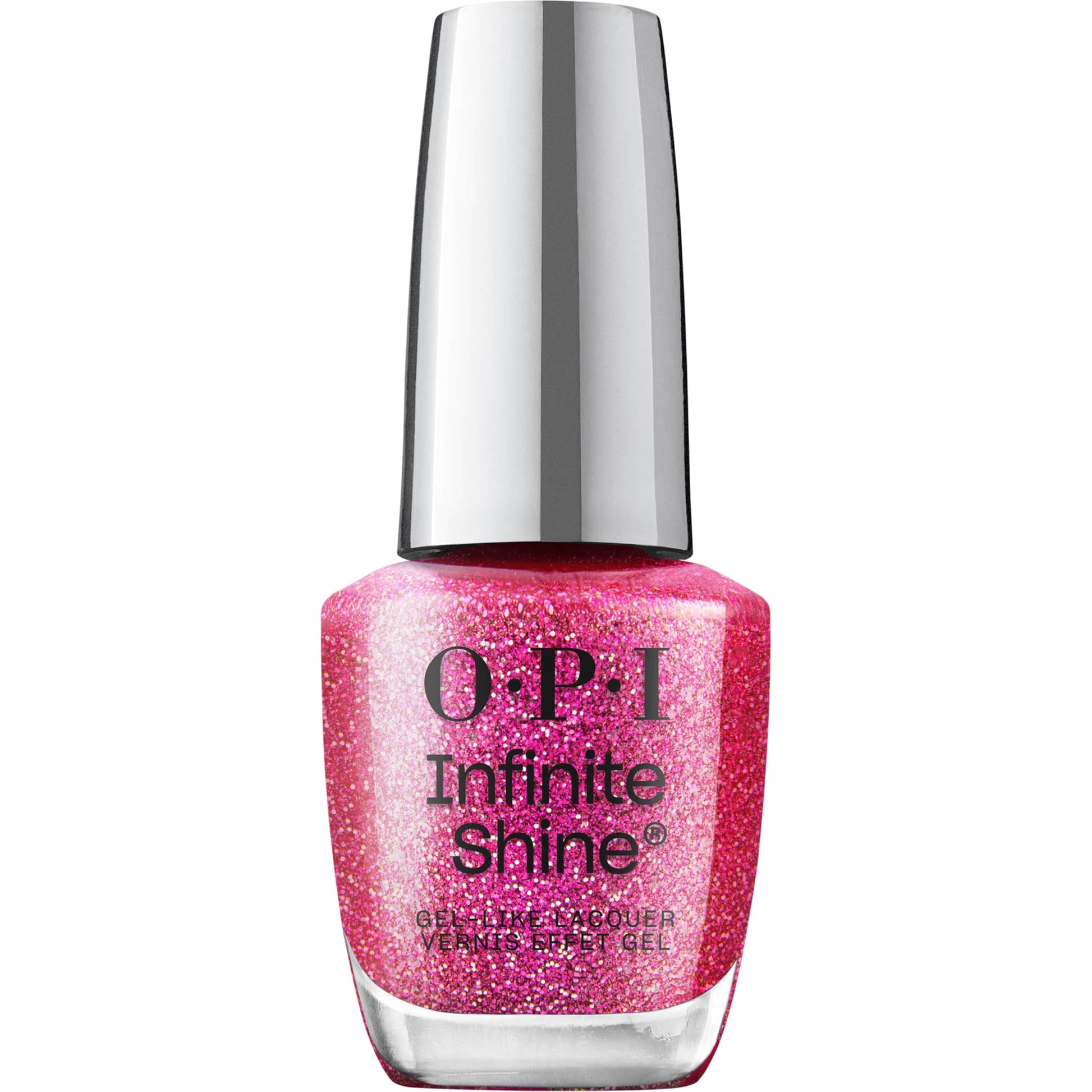 OPI Infinite Shine Candy 4 My Sweet Tart | Sheer Bright Fuchsia Pink Shimmer Long Wear Nail Polish | Good Enough to Treat Collection | Holiday 2025 - My Store