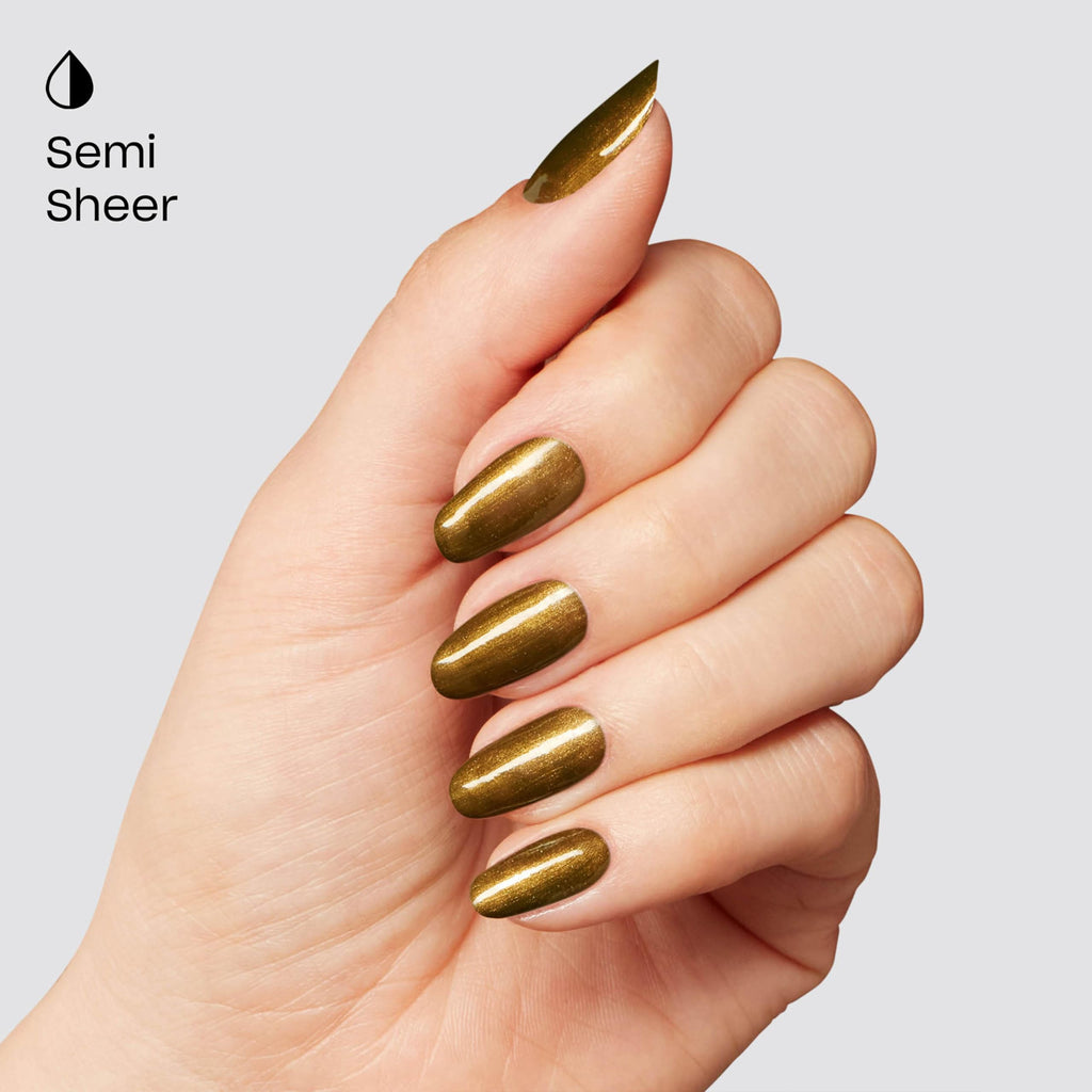OPI Infinite Shine Have a Brittle Fun | Semi - Sheer Bright Warm Bronze Shimmer Long Wear Nail Polish | Good Enough to Treat Collection | Holiday 2025 - My Store
