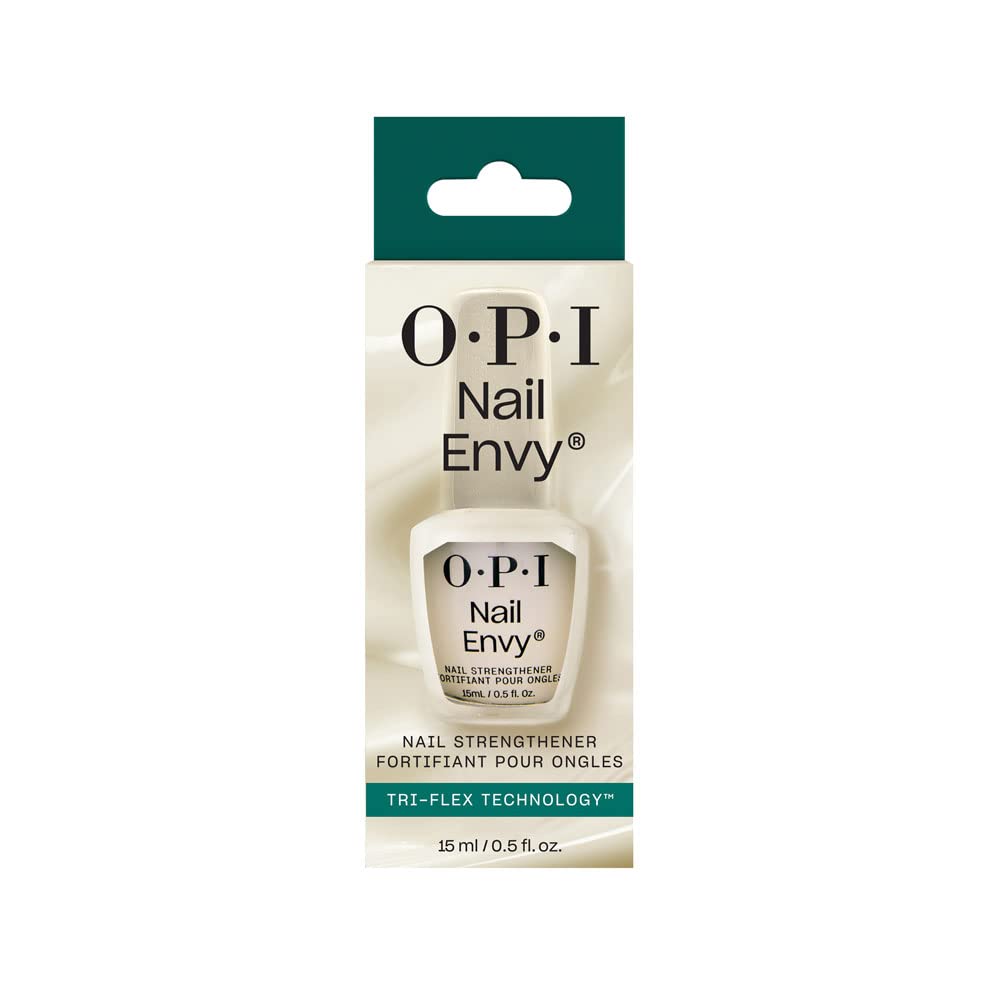 OPI Nail Envy Nail Strengthener – Clear & Opaque Crème Nail Treatment for Weak, Thin, Brittle Nails - My Store