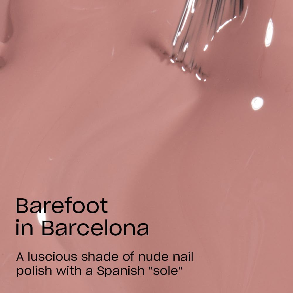 OPI Nail Lacquer, Barefoot in Barcelona, Nude Nail Polish, 0.5 fl oz - SkinNails&Makeup