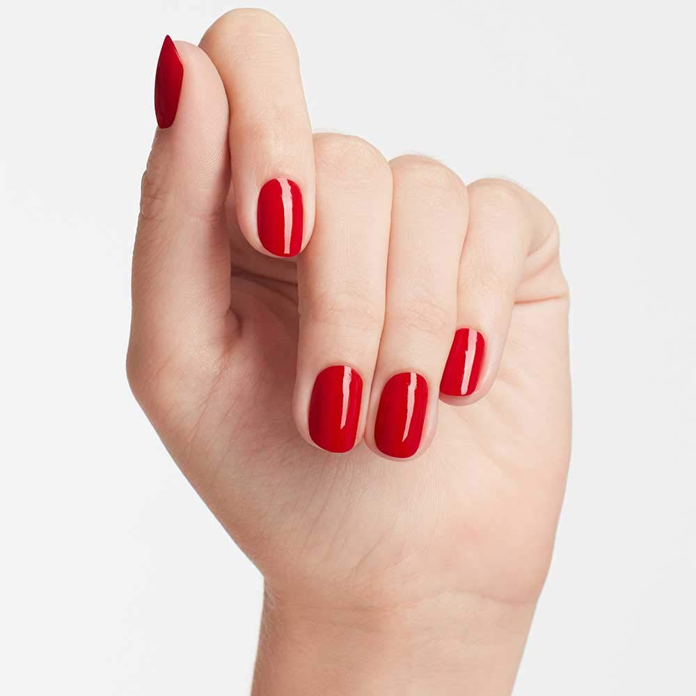 OPI Nail Lacquer Big Apple Red | Opaque Bright Red Crème Chip Resistant Nail Polish | Fast Drying, Streak Free - My Store