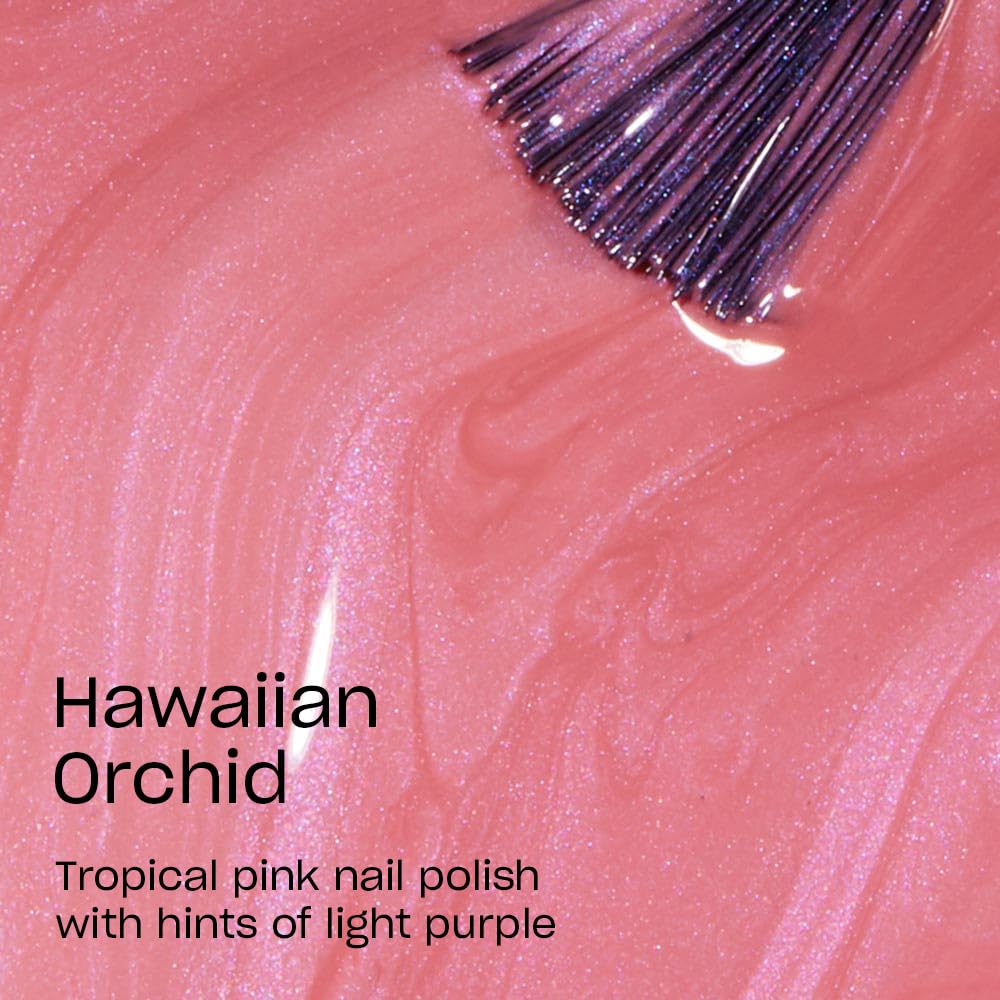 OPI Nail Lacquer Hawaiian Orchid | Sheer Soft Pink Pearl Chip Resistant Nail Polish | Vegan, Fast Drying, Streak Free - My Store