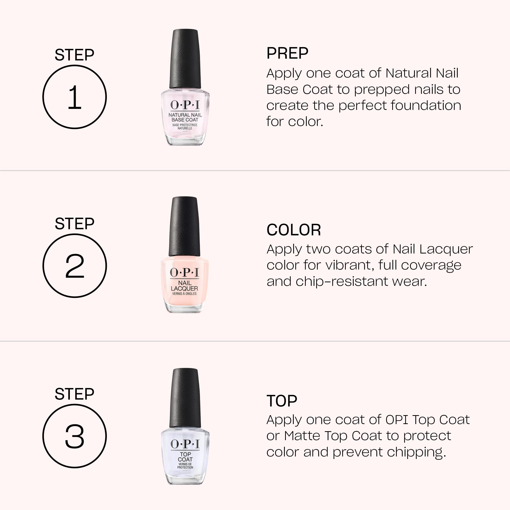 OPI Nail Lacquer It's a Girl! | Sheer Soft Pink Sheer Chip Resistant Nail Polish | Fast Drying, Streak Free - SkinNails&Makeup