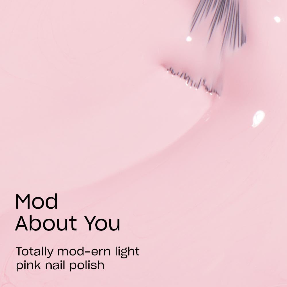 OPI Nail Lacquer Mod About You | Opaque Soft Pink Crème Chip Resistant Nail Polish | Fast Drying, Streak Free - SkinNails&Makeup