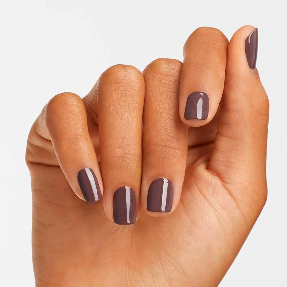 OPI Nail Lacquer You Don't Know Jacques! | Opaque Dark Brown Crème Chip Resistant Nail Polish | Vegan, Fast Drying, Streak Free - SkinNails&Makeup