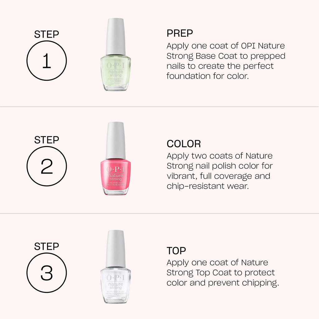 OPI Nature Strong Cauliflower Power | Semi - Sheer Soft Warm White Crème Natural Origin Nail Polish LE | Plant Based, Vegan, Cruelty Free - My Store