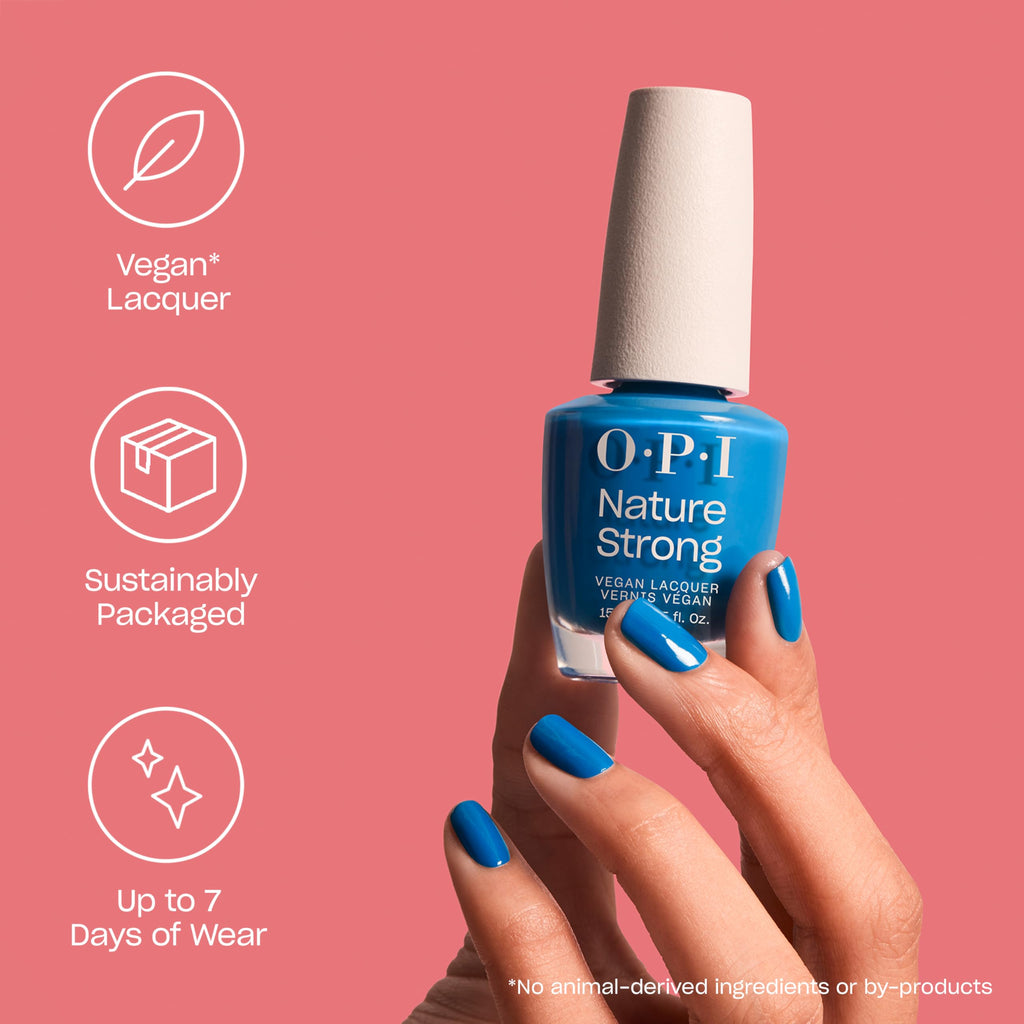 OPI Nature Strong Cauliflower Power | Semi - Sheer Soft Warm White Crème Natural Origin Nail Polish LE | Plant Based, Vegan, Cruelty Free - My Store