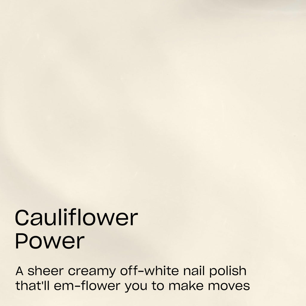 OPI Nature Strong Cauliflower Power | Semi - Sheer Soft Warm White Crème Natural Origin Nail Polish LE | Plant Based, Vegan, Cruelty Free - My Store