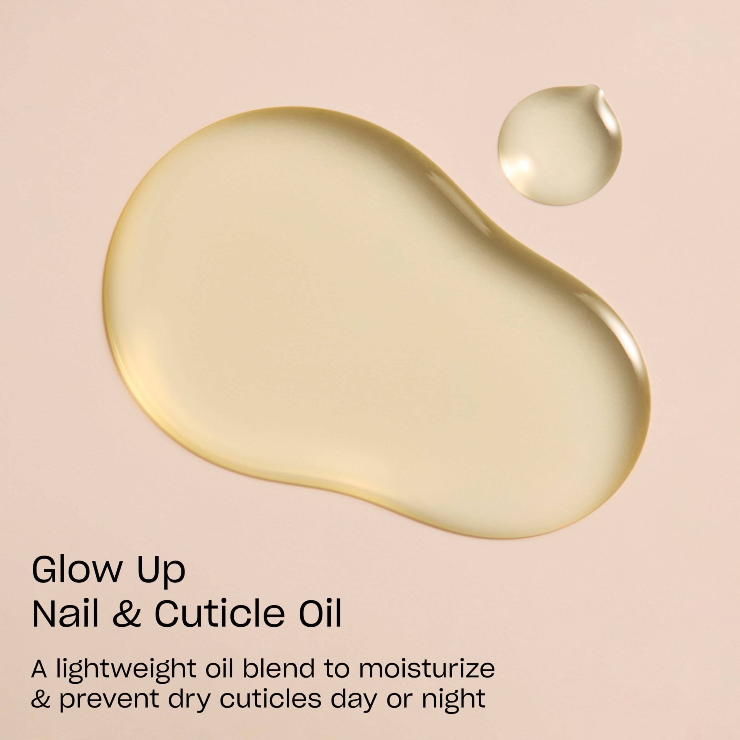 OPI Nature Strong Nails & Skin - Glow Up Nail & Cuticle Oil with Dropper | Lightweight, Nourishing Natural Oil Blend Moisturizes Dry Cuticles | Enriched with Vitamin E | 0.27 Fl Oz | 8 mL - SkinNails&Makeup