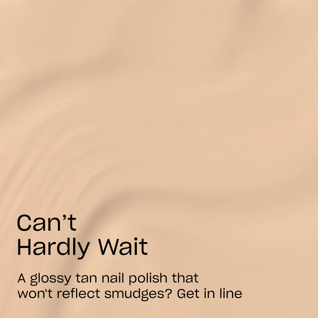 OPI RapiDry Can’t Hardly Wait | Opaque Soft Tan Crème Quick Dry Nail Polish | Vegan, Smudge Proof, Fast Drying - SkinNails&Makeup