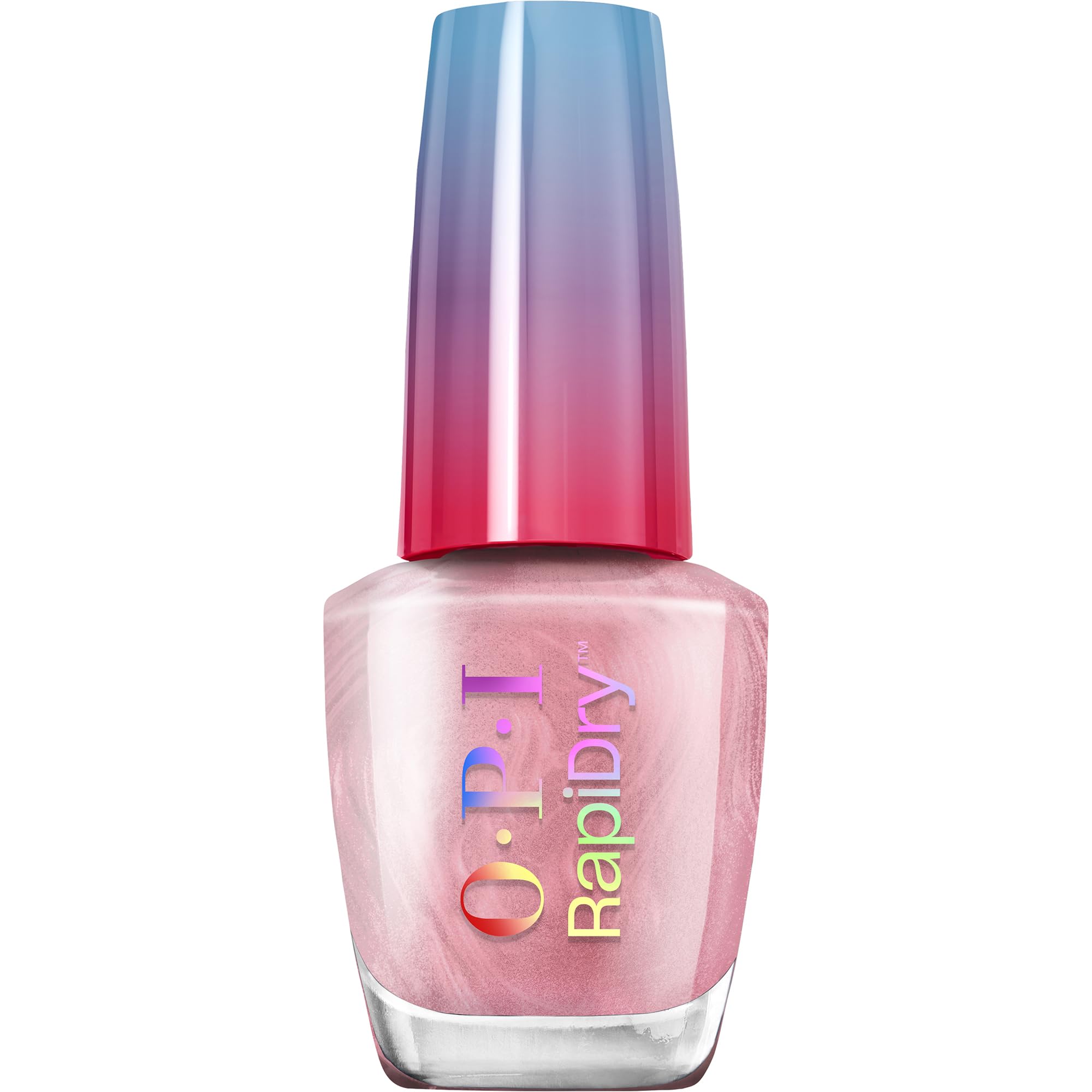 OPI RapiDry Flash n' Flirty | Opaque Soft Pink Pearl Quick Dry Nail Polish | Vegan, Smudge Proof, Fast Drying - My Store