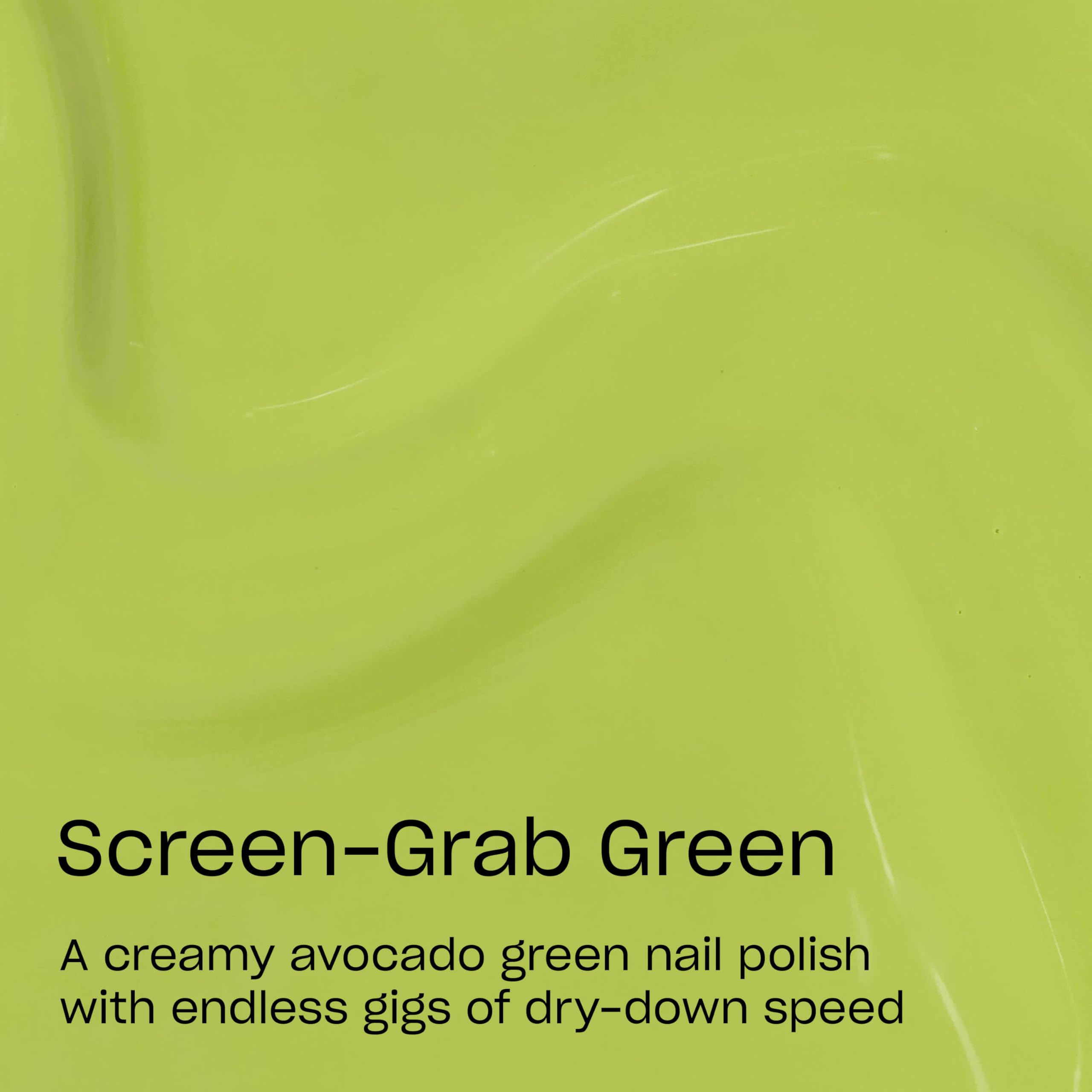OPI RapiDry Screen - Grab Green | Opaque Bright Avocado Crème Quick Dry Nail Polish | Vegan, Smudge Proof, Fast Drying - SkinNails&Makeup