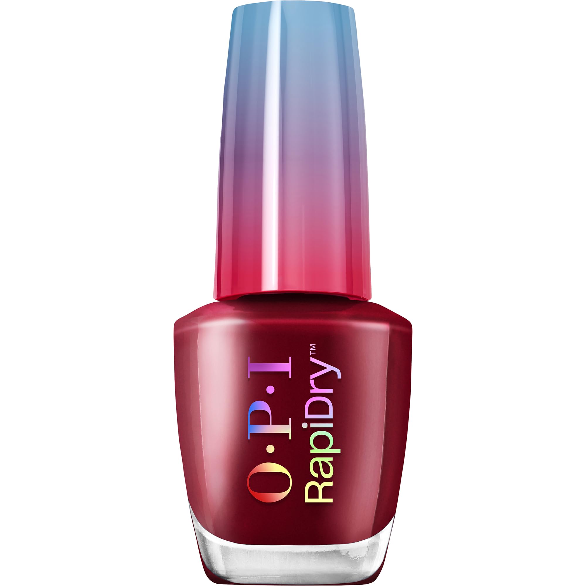 OPI RapiDry Skip a Beet | Opaque Dark Red Crème Quick Dry Nail Polish | Vegan, Smudge Proof, Fast Drying - SkinNails&Makeup