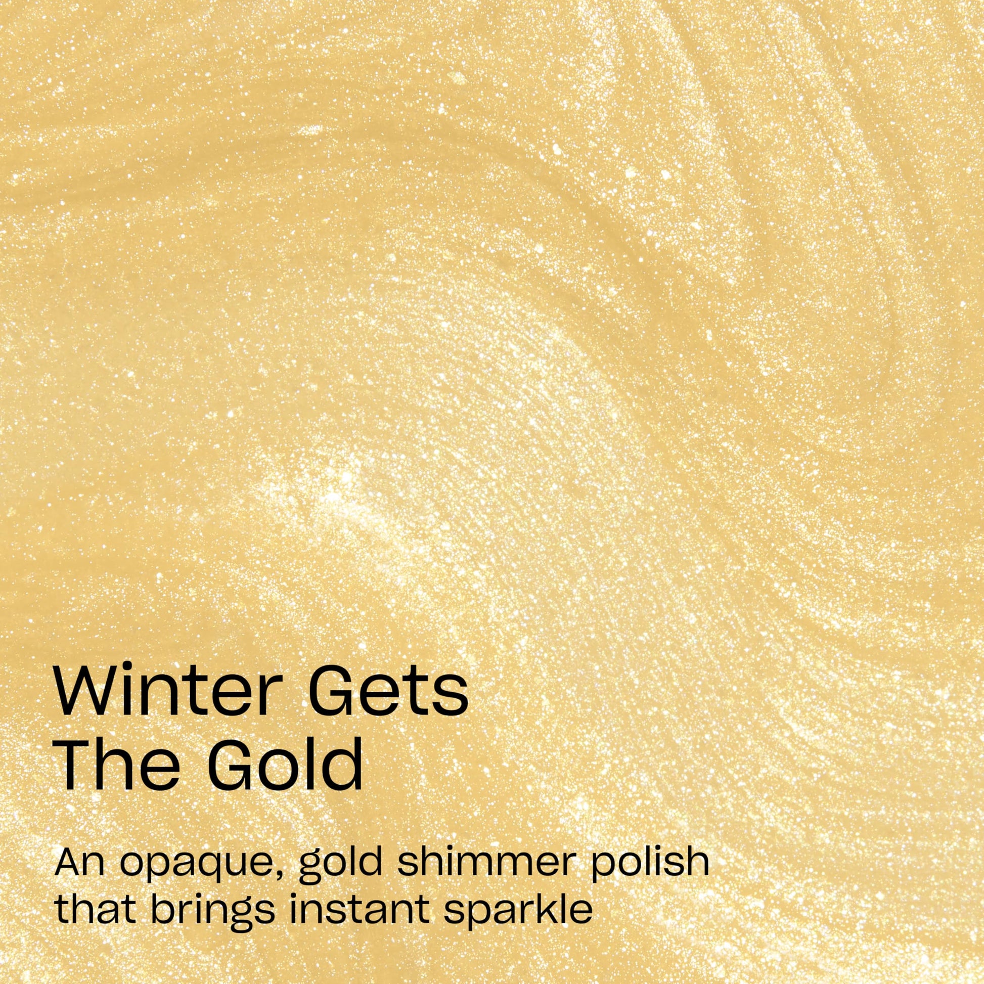 OPI RapiDry Winter Gets the Gold | Opaque Bright Warm Yellow Gold Shimmer Quick Dry Nail Polish | Vegan, Smudge Proof, Fast Drying | Snow Time to Waste | Holiday 2025 - SkinNails&Makeup