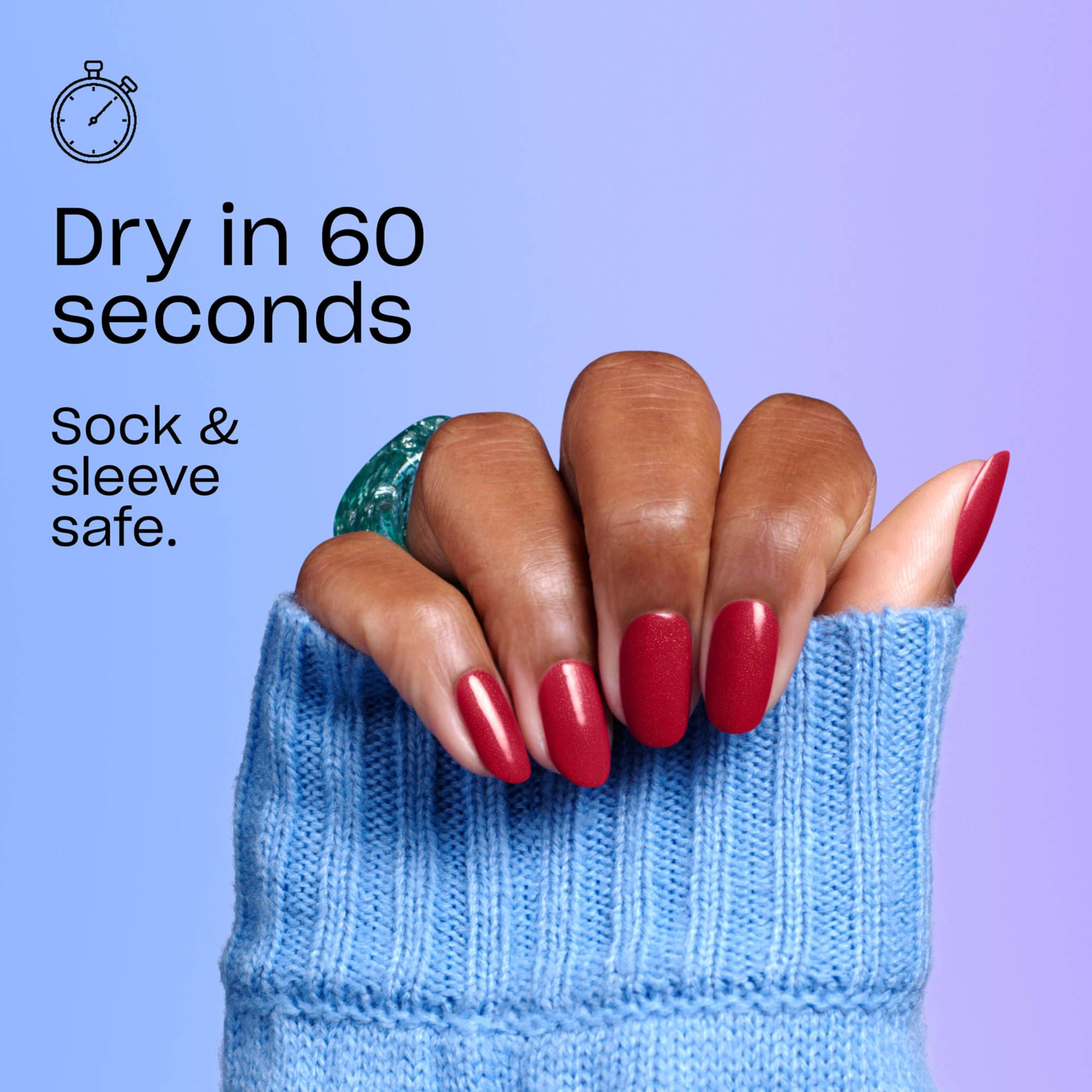 OPI RapiDry Winter Gets the Gold | Opaque Bright Warm Yellow Gold Shimmer Quick Dry Nail Polish | Vegan, Smudge Proof, Fast Drying | Snow Time to Waste | Holiday 2025 - SkinNails&Makeup