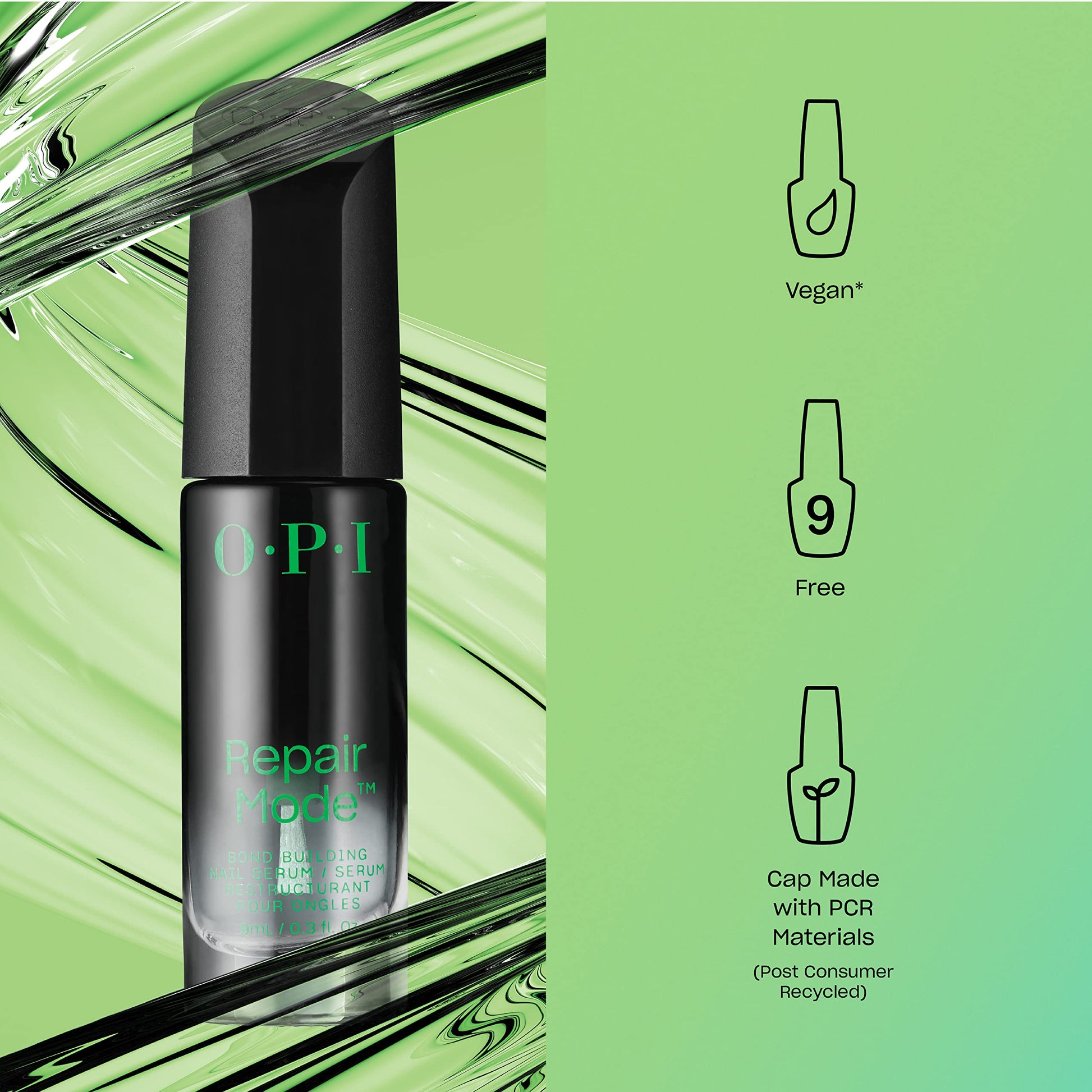 OPI Repair Mode Bond Building Nail Serum, Patented Ulti - Plex Technology ™, Keratin Protein, Clear, 0.3 fl oz + OPI Nail Envy, Strengthening Treatment, Clear, Original, 0.5 fl oz, Vegan Formula - My Store