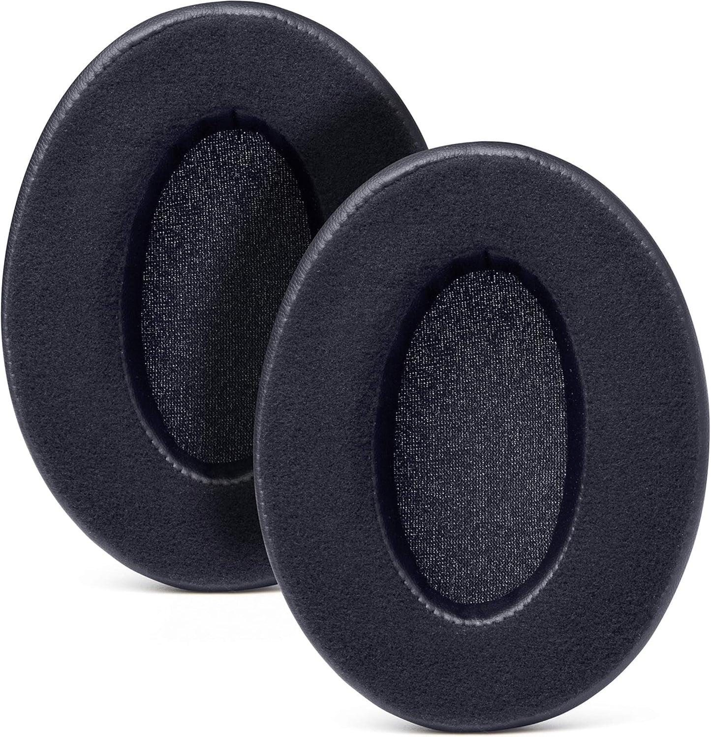 Padz Velour - the Ultimate Upgraded Earpads by Wicked Cushions - Compatible with Audio Technica, Hyperx, Steelseries Arctis & More - Extra Thick - Bigger Opening - Softer Memory Foam | (Black) - SkinNails&Makeup