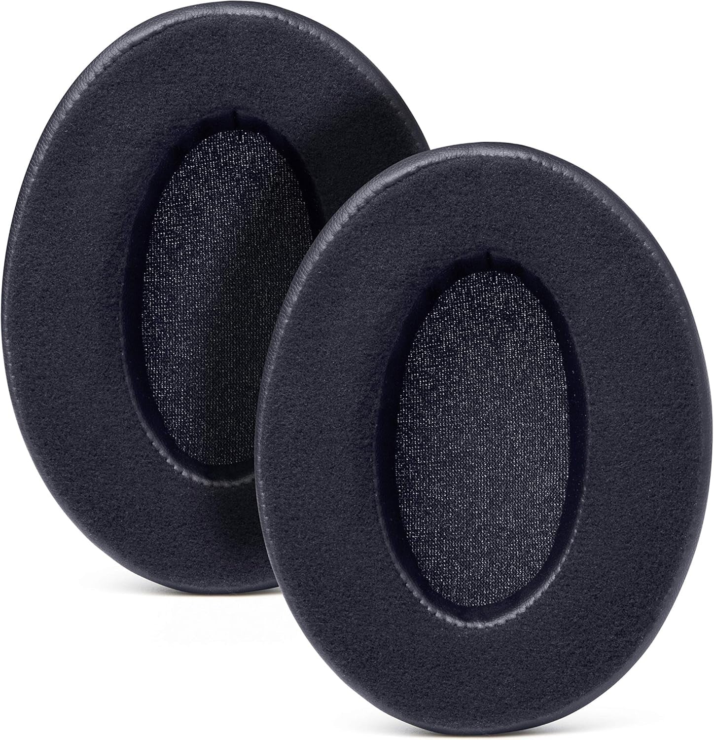 Padz Velour - the Ultimate Upgraded Earpads by Wicked Cushions - Compatible with Audio Technica, Hyperx, Steelseries Arctis & More - Extra Thick - Bigger Opening - Softer Memory Foam | (Black) - SkinNails&Makeup