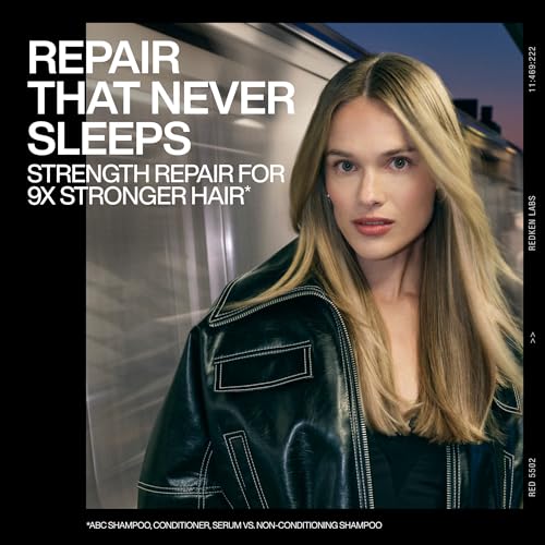 Redken Acidic Bonding Concentrate 24/7 Night & Day Serum For Damaged Hair - Nourishes & Restores, Overnight Hair Repair & Protection, Lightweight & Anti - Frizz - SkinNails&Makeup