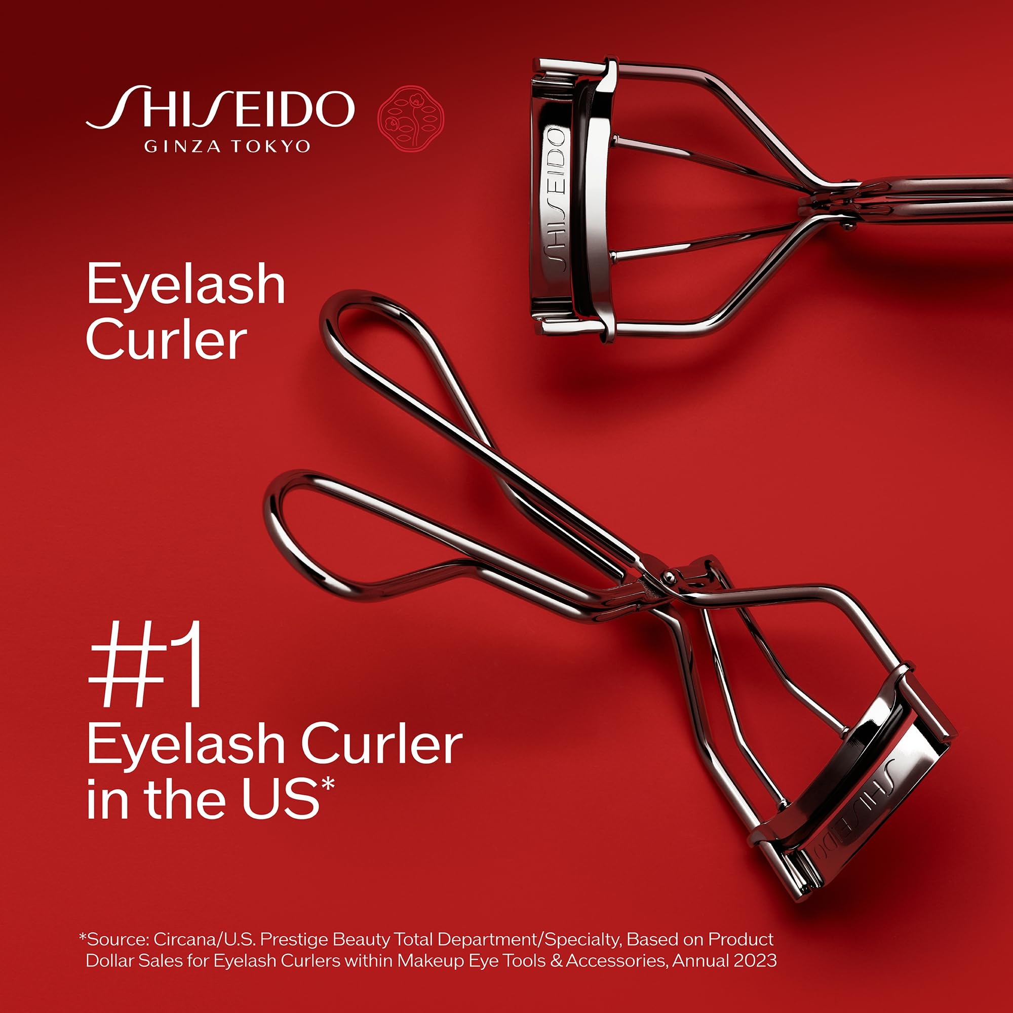 Shiseido Eyelash Curler - Crimps & Curls Lashes for Perfect, Eye - Framing Fringe - Gentle & Safe - Includes Replacement Pad - SkinNails&Makeup