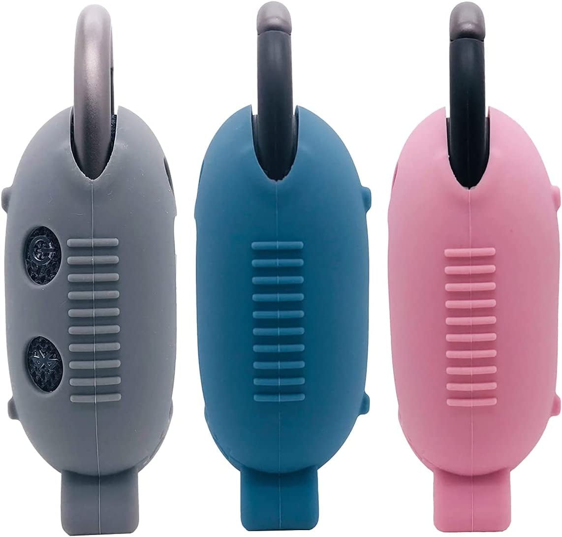 Silicone Cover Case for JBL Clip 4 Portable Bluetooth Speaker, Protective Carrying Case for JBL Clip 4 Portable Bluetooth Speaker Stand up Holder (Grey) - SkinNails&Makeup