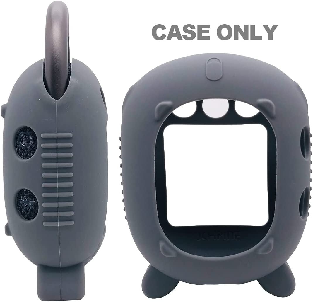 Silicone Cover Case for JBL Clip 4 Portable Bluetooth Speaker, Protective Carrying Case for JBL Clip 4 Portable Bluetooth Speaker Stand up Holder (Grey) - SkinNails&Makeup