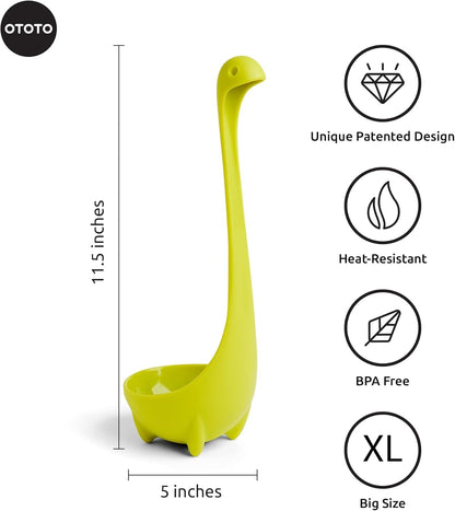 the Original Nessie Soup Ladle - Funny Kitchen Gadgets, Loch Ness Design, Cooking Gifts for Mom - Cute and Practical Kitchen Utensils - Unique Gifts for Women - SkinNails&Makeup