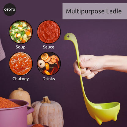 the Original Nessie Soup Ladle - Funny Kitchen Gadgets, Loch Ness Design, Cooking Gifts for Mom - Cute and Practical Kitchen Utensils - Unique Gifts for Women - SkinNails&Makeup