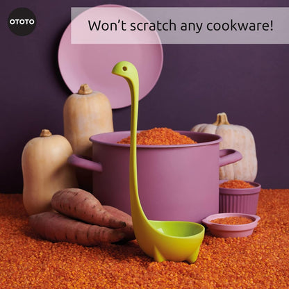 the Original Nessie Soup Ladle - Funny Kitchen Gadgets, Loch Ness Design, Cooking Gifts for Mom - Cute and Practical Kitchen Utensils - Unique Gifts for Women - SkinNails&Makeup